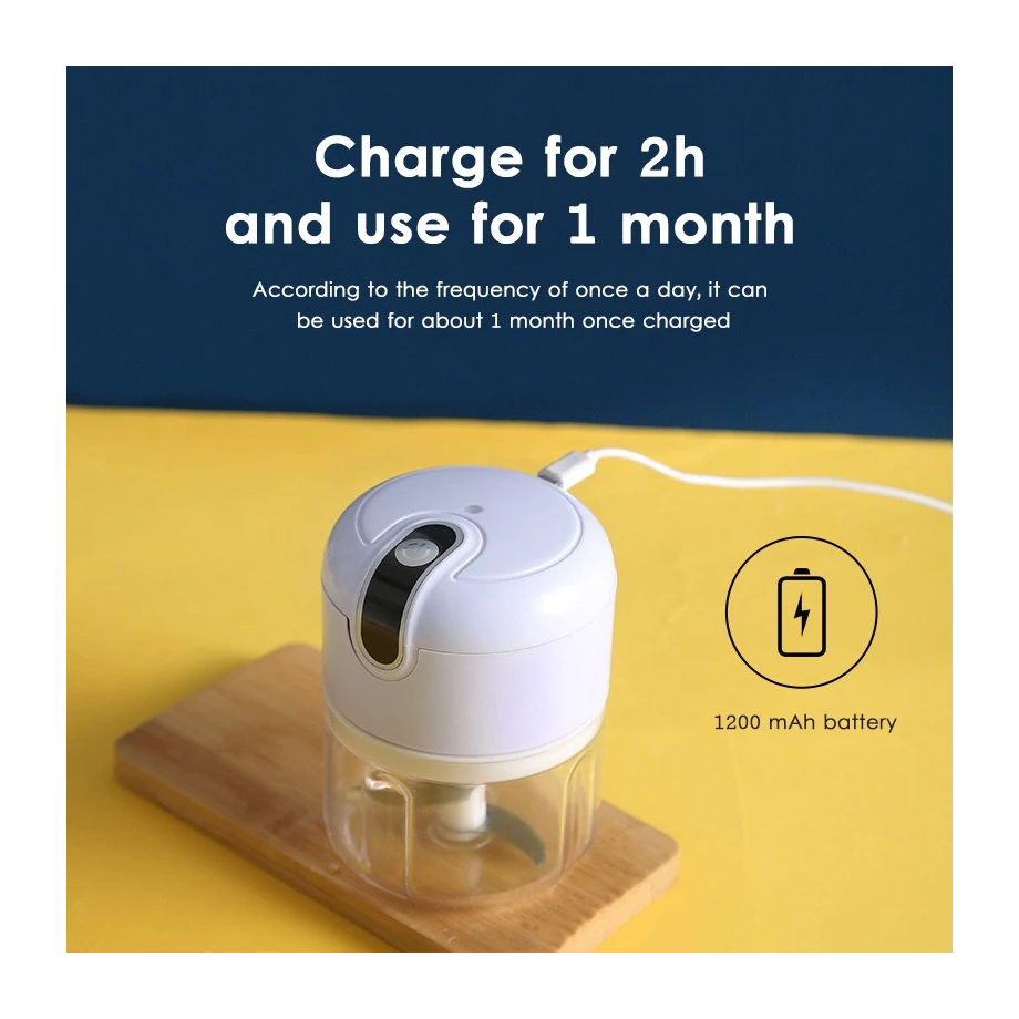 Mini Blender Garlic Chopper Electric Food Chopper