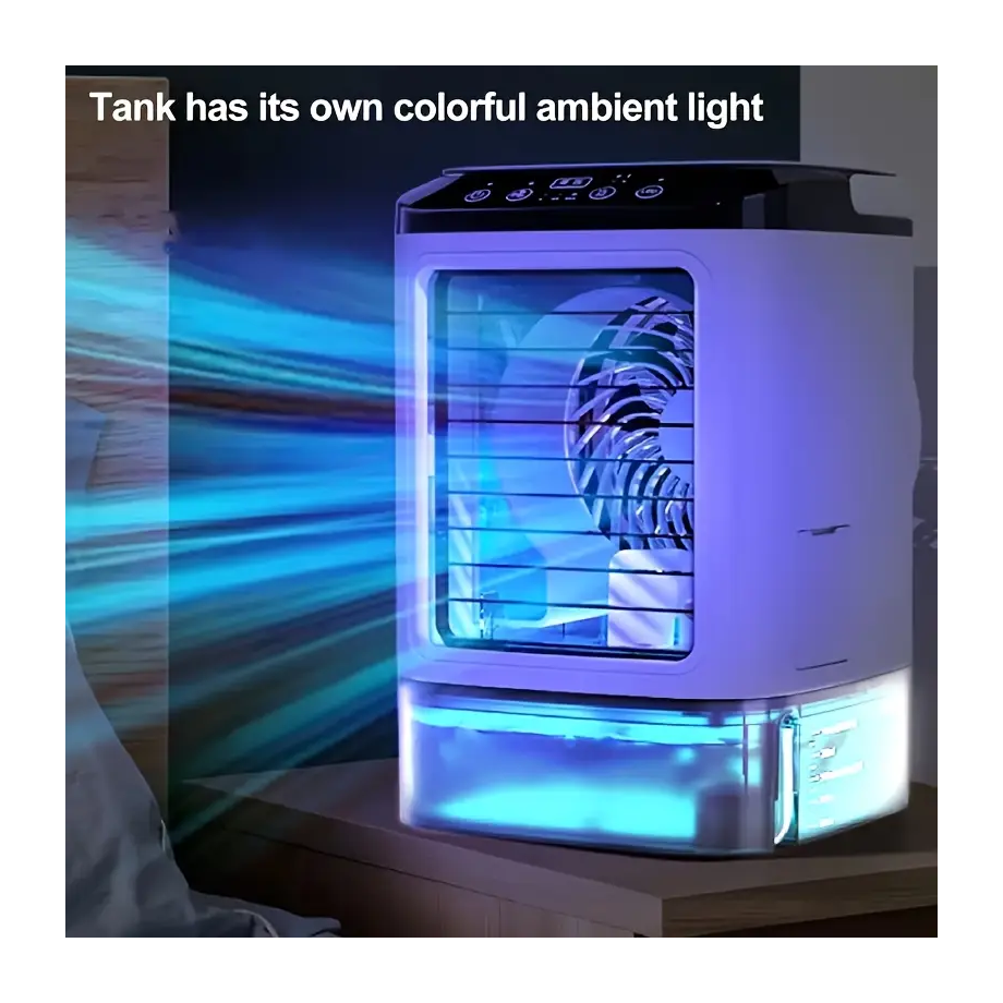 Portable Water-Cooled Air Conditioner with Freezer