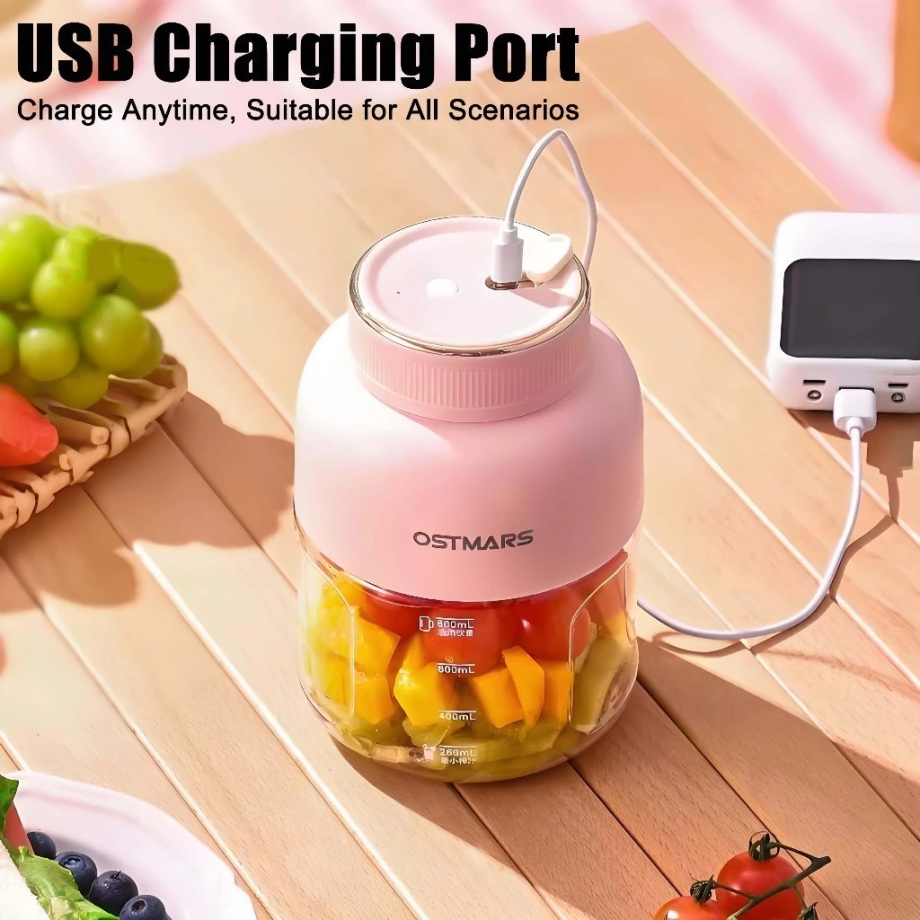 1100ML Portable Mini Juicer Blender Wireless