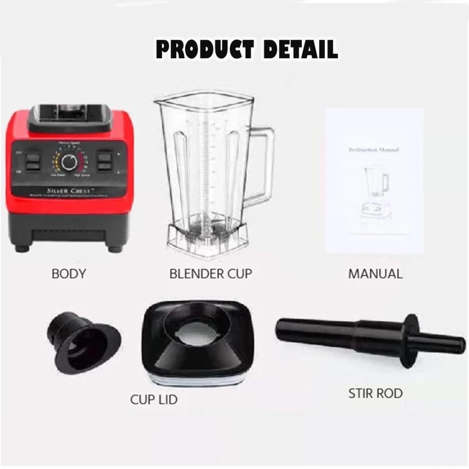 2L Heavy Duty Blender Multipurpose Mixer Juicer
